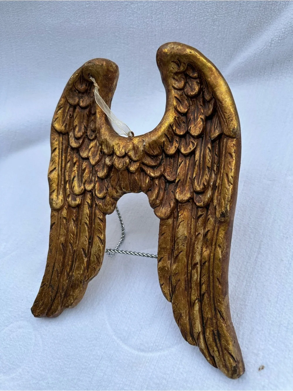 Gold Angel Wings Wall Decor - Decorative Home Accent or Ornament